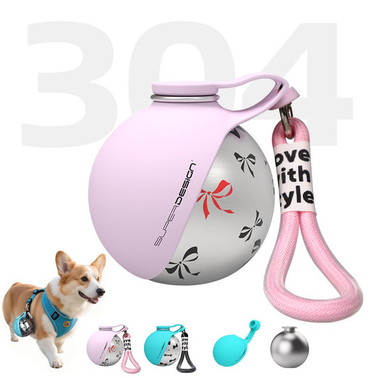 Portable Outdoor Pet Stainless Steel Water Cup