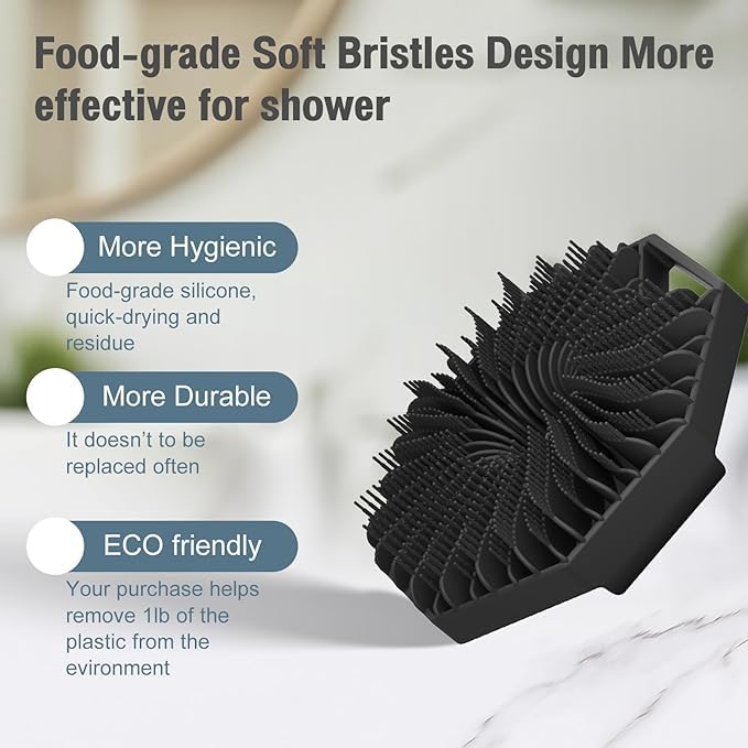 Silicone Bath Scrub | Soft Body Scrubber