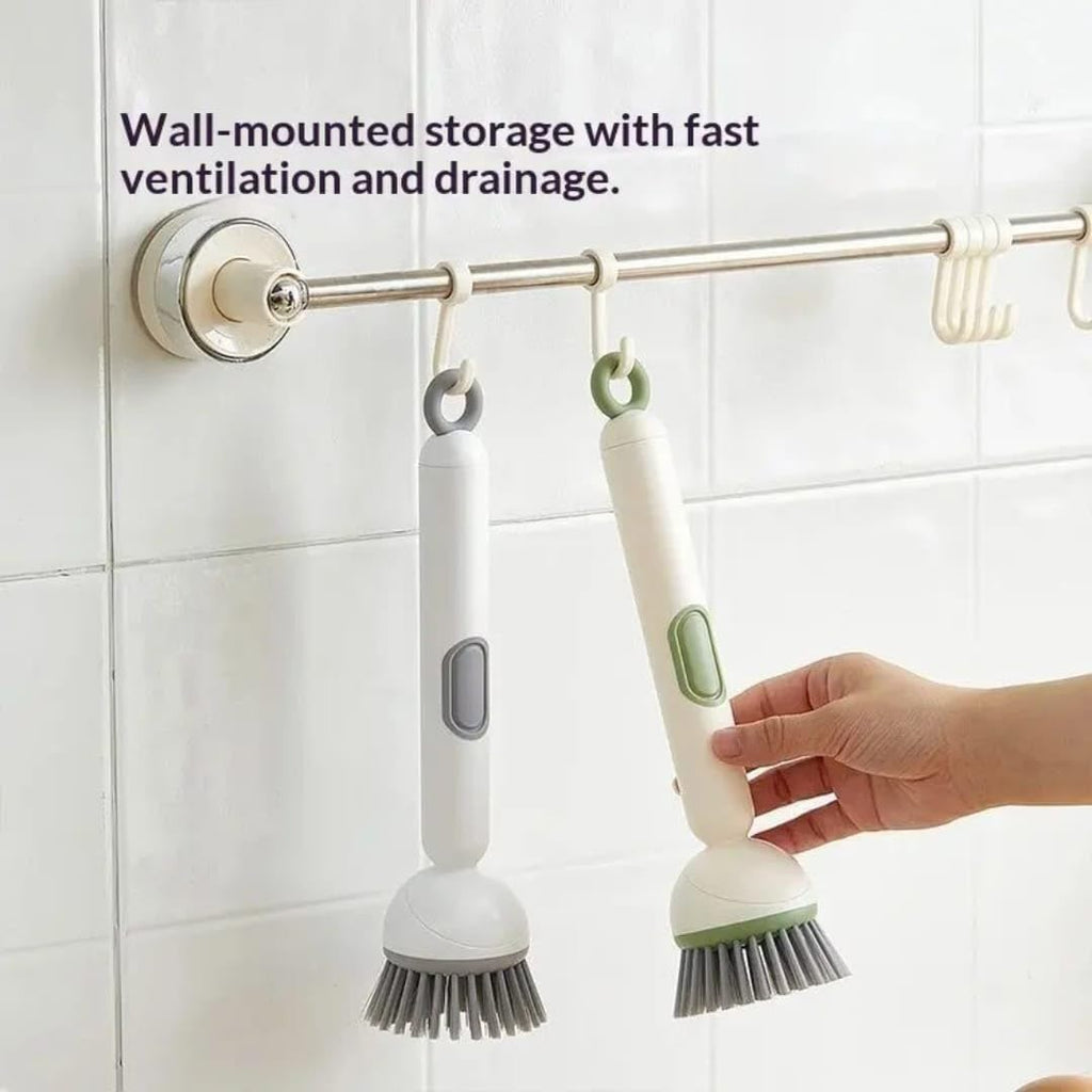 Soap Dispense Scrub Brush | Kitchen Cleaning Brush