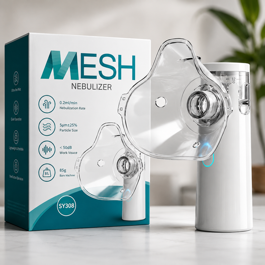 Portable Nebulizer Machine – Ultrasonic Mesh Steam Inhaler