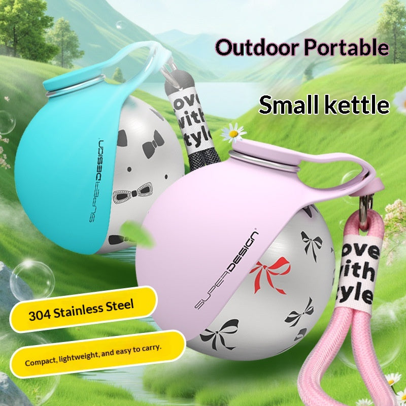 Portable Outdoor Pet Stainless Steel Water Cup