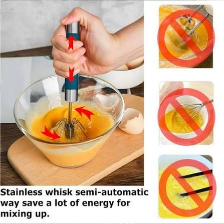 Semi-Automatic Hand Blender Whisk